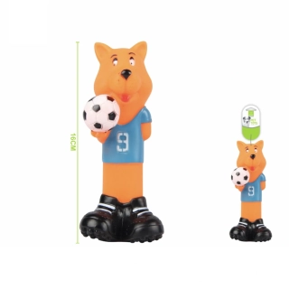 Gumová pískací hračka pro psy Nunbell – Pes fotbalista