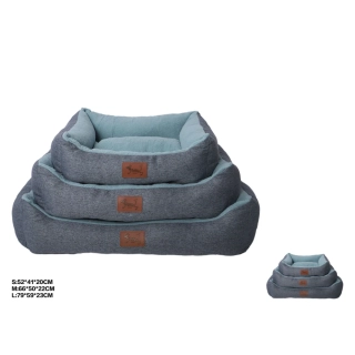Pelíšek pro psy fleece Nunbell - modrý