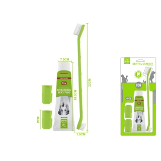 Dentální sada pro psy Nunbell - 4 ks hovězí - zelená
