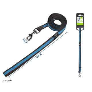 Vodítko pro psy Double Nunbell - světle modré 120 cm L
