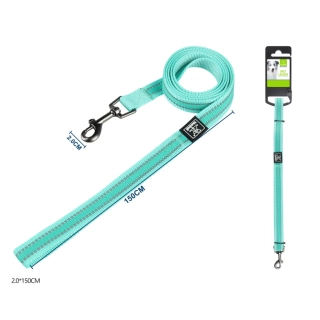 Vodítko pro psy Double Nunbell - tyrkysové 150 cm L