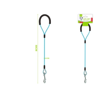 Ocelové vodítko pro psy Nunbell - tyrkysové