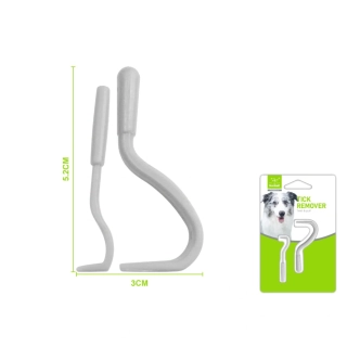 Háčky na klíšťata Nunbell - šedé