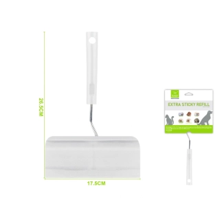 Široký váleček na odstraňování chlupů Nunbell - bílý