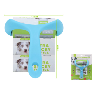 Váleček na odstraňování chlupů Nunbell - modrý 3 ks