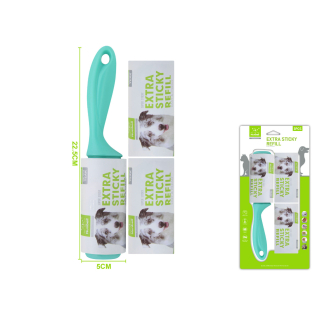 Lepivý váleček na chlupy Nunbell - tyrkysový 3 ks