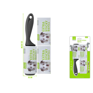 Lepivý váleček na chlupy Nunbell - černý 3 ks