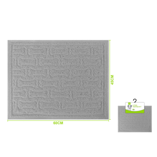 Podložka pod misky a toaletu Nunbell šedá L