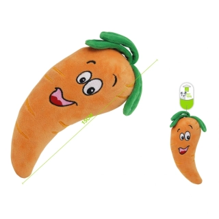 Plyšová hračka pro psy Nunbell - mrkev