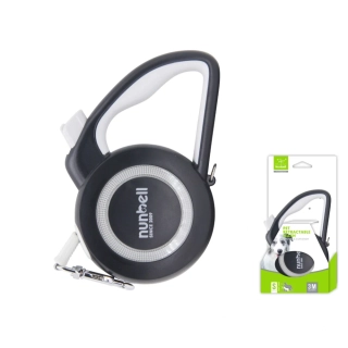 Samonavíjecí vodítko Design Nunbell - bílo-černé