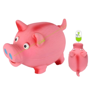 Gumová pískací hračka pro psy Nunbell – prasátko