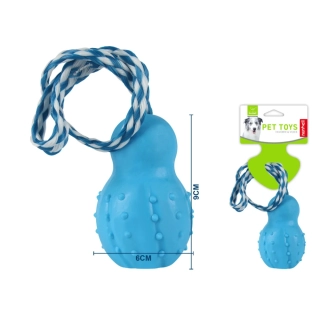 Gumová hračka s lanem pro psy Nunbell