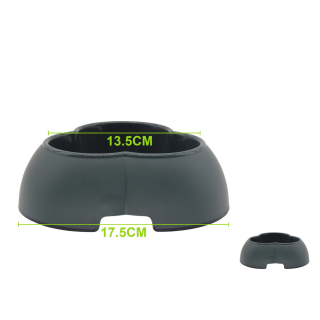 Plastová miska pro psy a kočky Rafo Nunbell - černá M