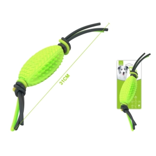 Gumová hračka pro psy Nunbell – TugTrainer (zelená)