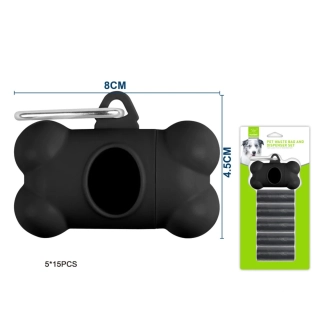 Zásobník na sáčky BoneBuddy Nunbell –  L černý