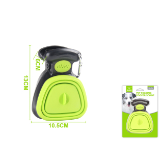 Nunbell – Skládací lopatka na exkrementy FoldPet - zelená