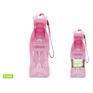 Cestovní láhev pro psy Classic Nunbell - růžová malá