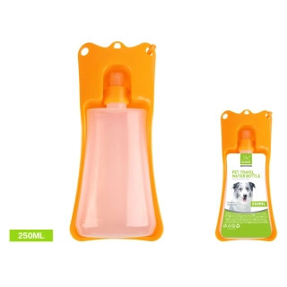 Cestovní láhev pro psy Dory Nunbell - oranžová malá