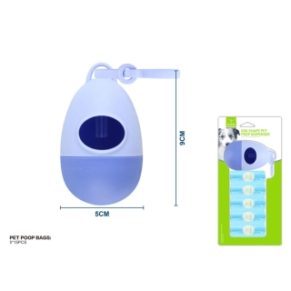 Zásobník na sáčky EggBag Nunbell – modrý L (5 ks)