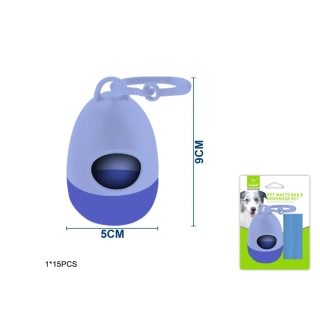 Zásobník na sáčky EggBag Nunbell – modrý