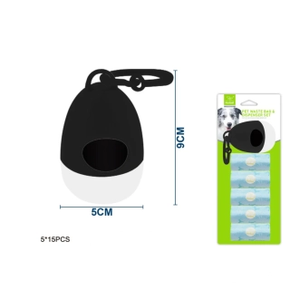 Zásobník na sáčky EggBag Nunbell – černý L