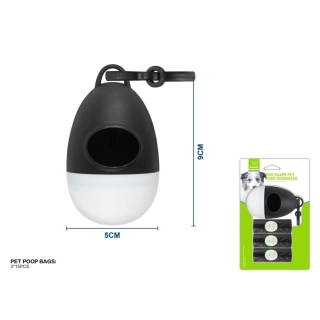 Zásobník na sáčky EggBag Nunbell – černý M