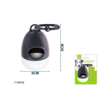 Zásobník na sáčky EggBag Nunbell – černý S