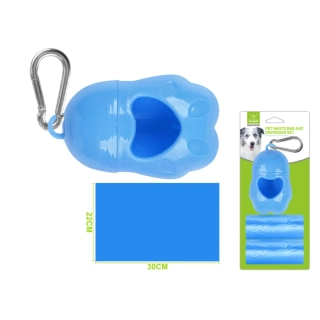 Zásobník na sáčky Paw Nunbell – modrý