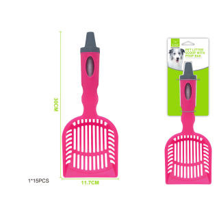Lopatka na exkrementy se zásobníkem na sáčky Outdoor Nunbell – červená