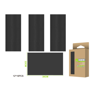 Ekologické sáčky na exkrementy Eco Nunbell – černé L (12 ks)