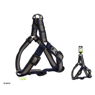 Nastavitelný postroj pro psy Double Nunbell - tmavě modrý