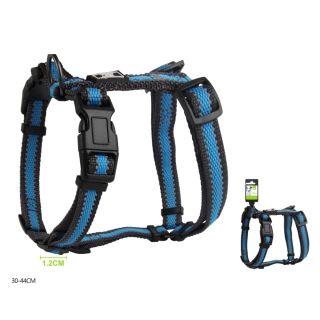 Nastavitelný H postroj pro psy Double Nunbell - světle modrý XS/S