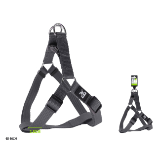 Nastavitelný postroj pro psy Classic Nunbell - antracit L/XL