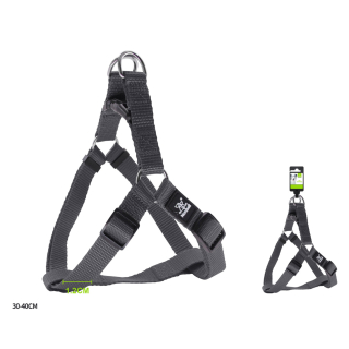 Nastavitelný postroj pro psy Classic Nunbell - antracit XS/S