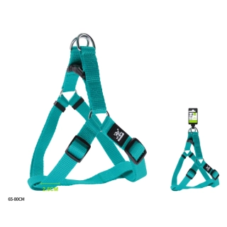 Nastavitelný postroj pro psy Classic Nunbell - tyrkysový L/XL