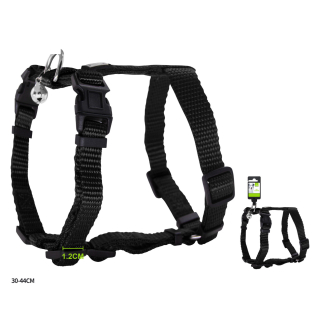 Nastavitelný H postroj pro psy Classic Nunbell - černý XS/S