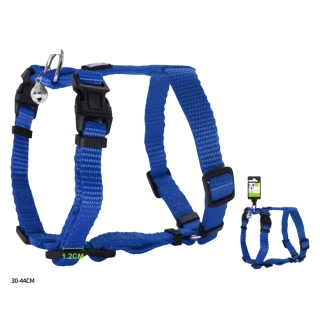 Nastavitelný H postroj pro psy Classic Nunbell - modrý