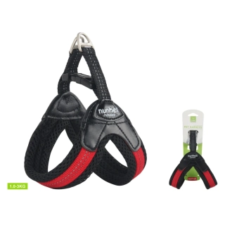 Postroj pro psy Ergo Nunbell - červený XXS