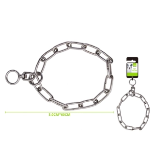 Stahovací kovový obojek pro psy Nunbell - jednořadý L/XL