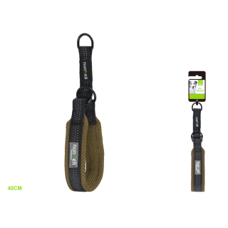 Polstrovaný obojek pro psy Nunbell – hnědý M