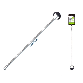 Kovové vodítko pro psy 4 cm Nunbell - PowerChain S/M