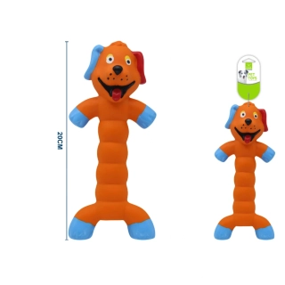 Pískací hračka pro psy Nunbell – oranžový pejsek