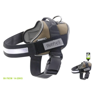 Postroj ComfortFit pro psy Nunbell - béžový L