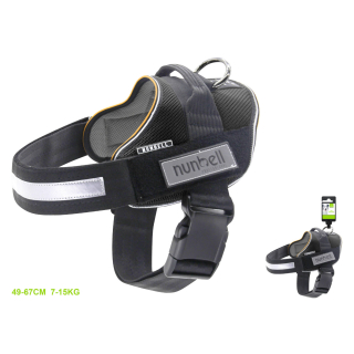 Postroj ComfortFit pro psy Nunbell - černý M