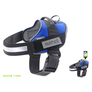Postroj ComfortFit pro psy Nunbell - modrý M
