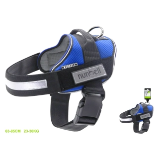 Postroj ComfortFit pro psy Nunbell - modrý XL