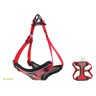 Postroj pro psy Comfort Nunbell - červený S