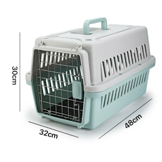 Přepravka pro psy a kočky Nunbell – TravelBox Classic tyrkysová