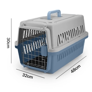 Přepravka pro psy a kočky Nunbell – TravelBox Classic modrý