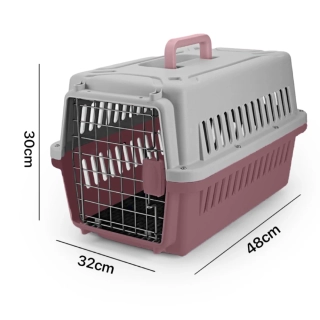 Přepravka pro psy a kočky Nunbell – TravelBox Classic rosewood